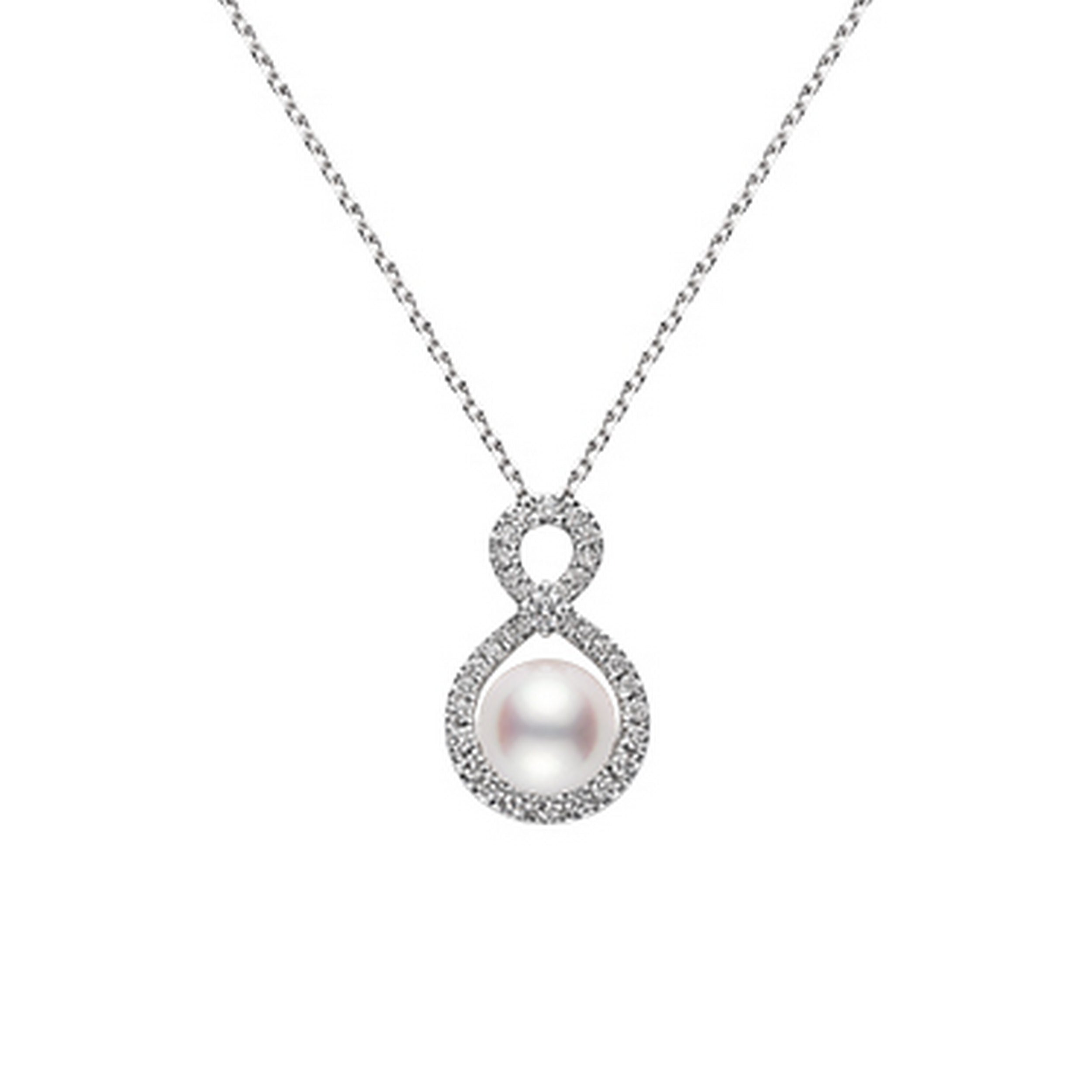 18ct White Gold Ruyi Pendant