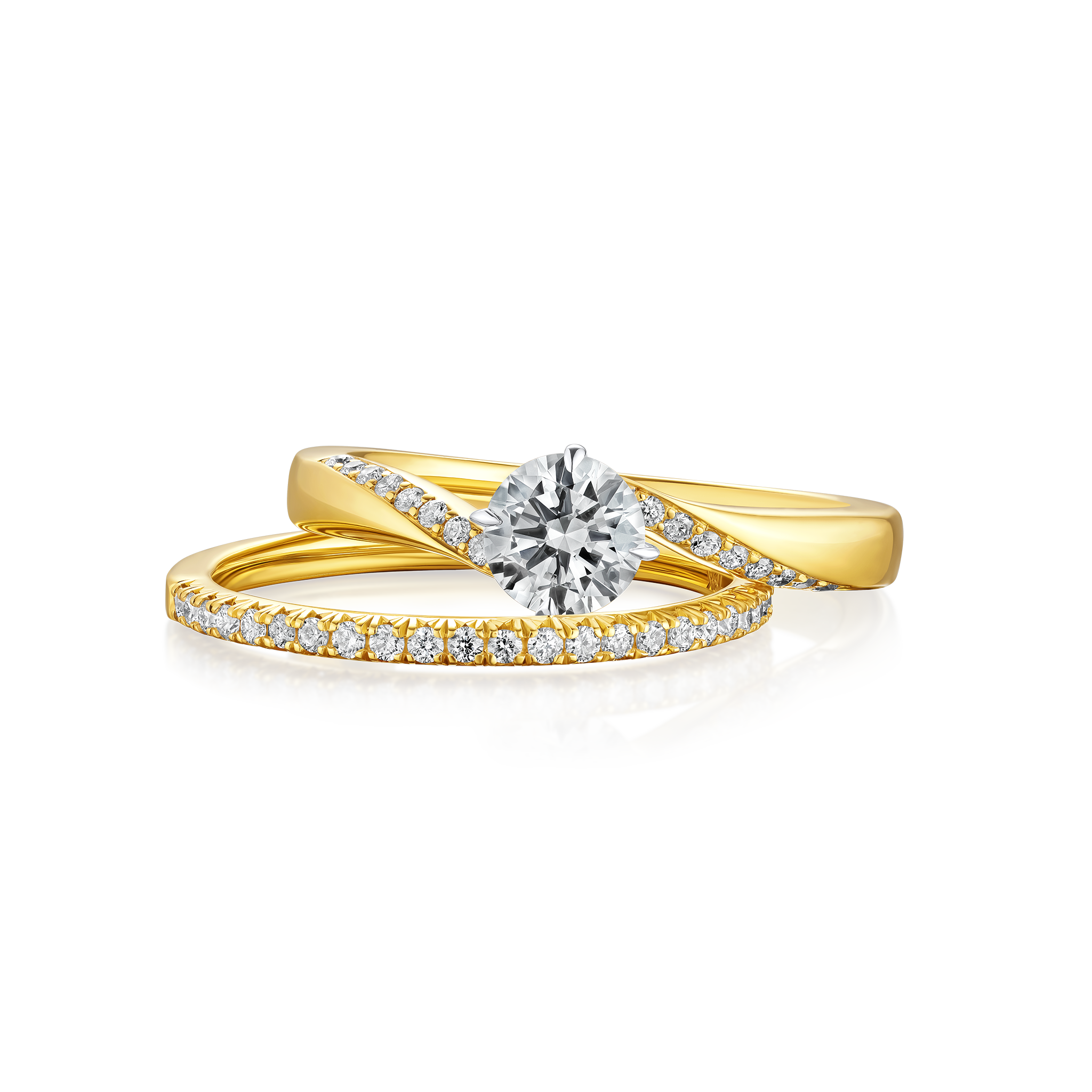 Diamond Wedding Ring Set