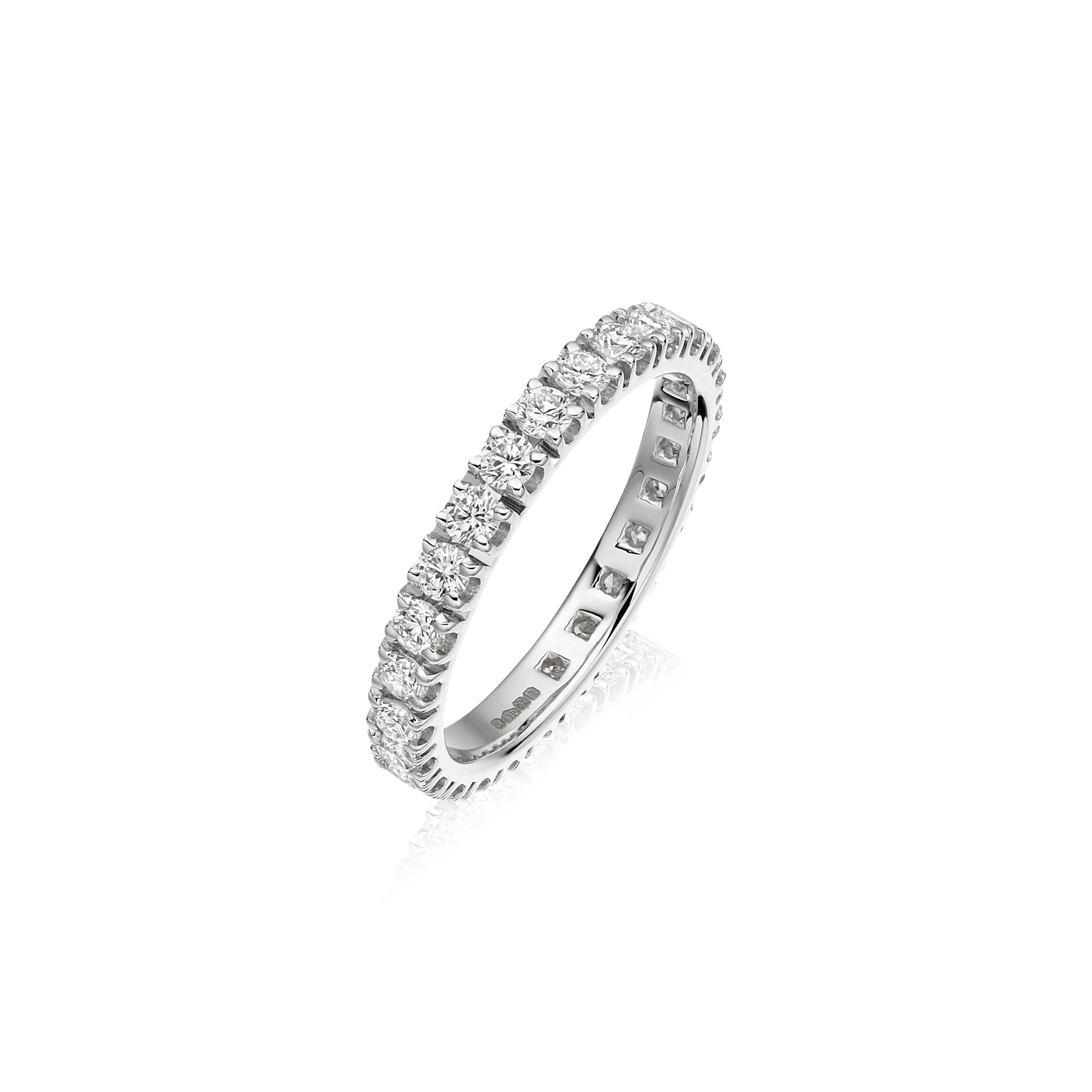 Elegant Full Set Diamond Eternity Band
