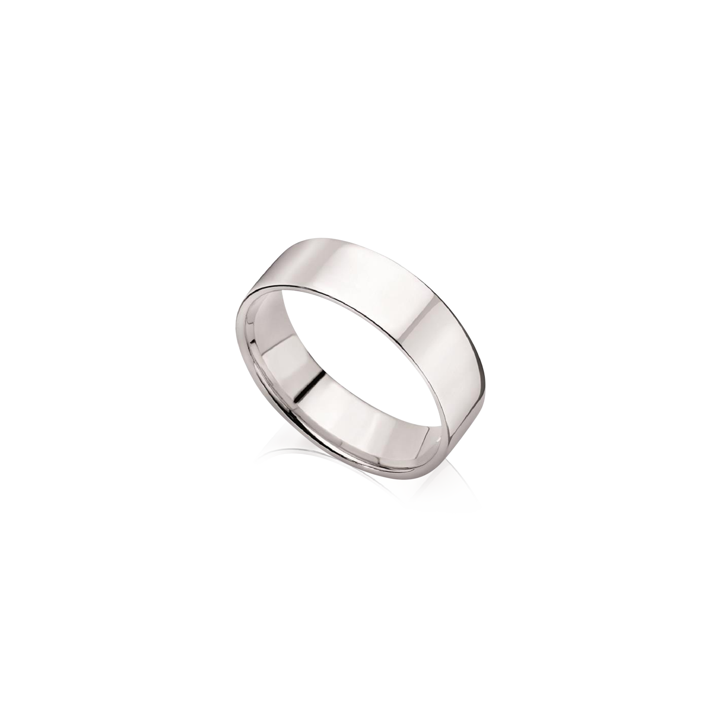 Flat Edge Wedding Band
