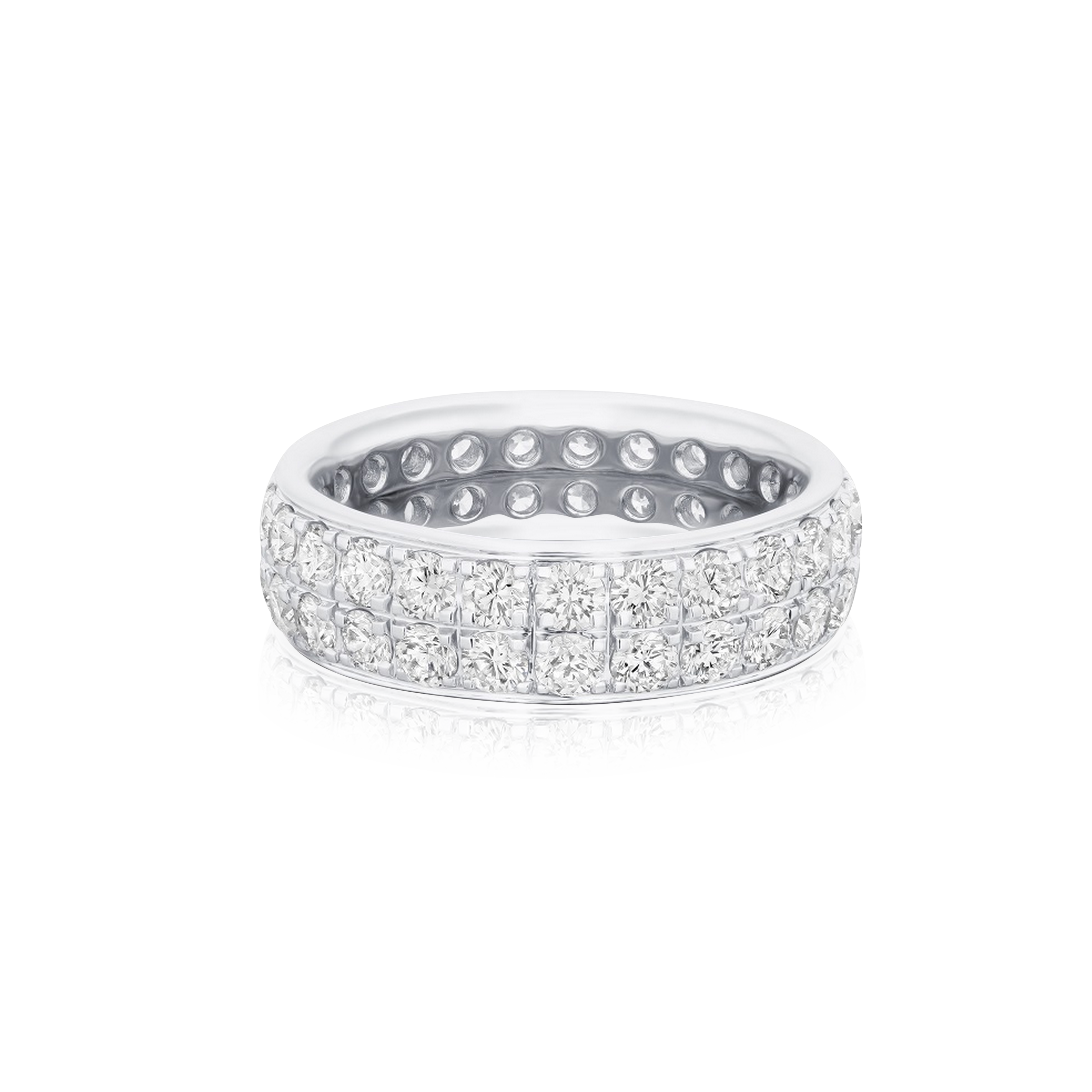 Two Row Diamond Ring