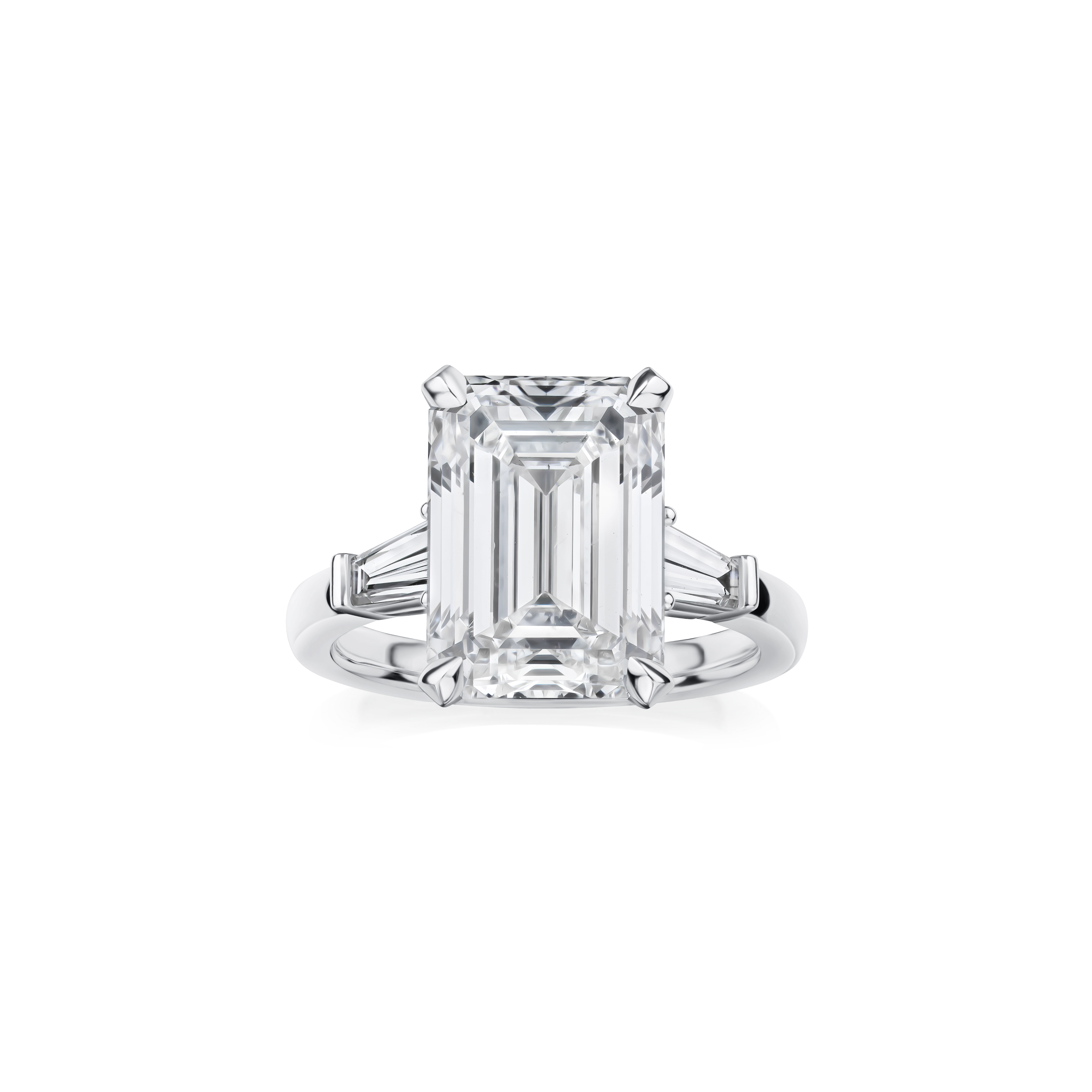 The Signature Emerald Cut Diamond Ring