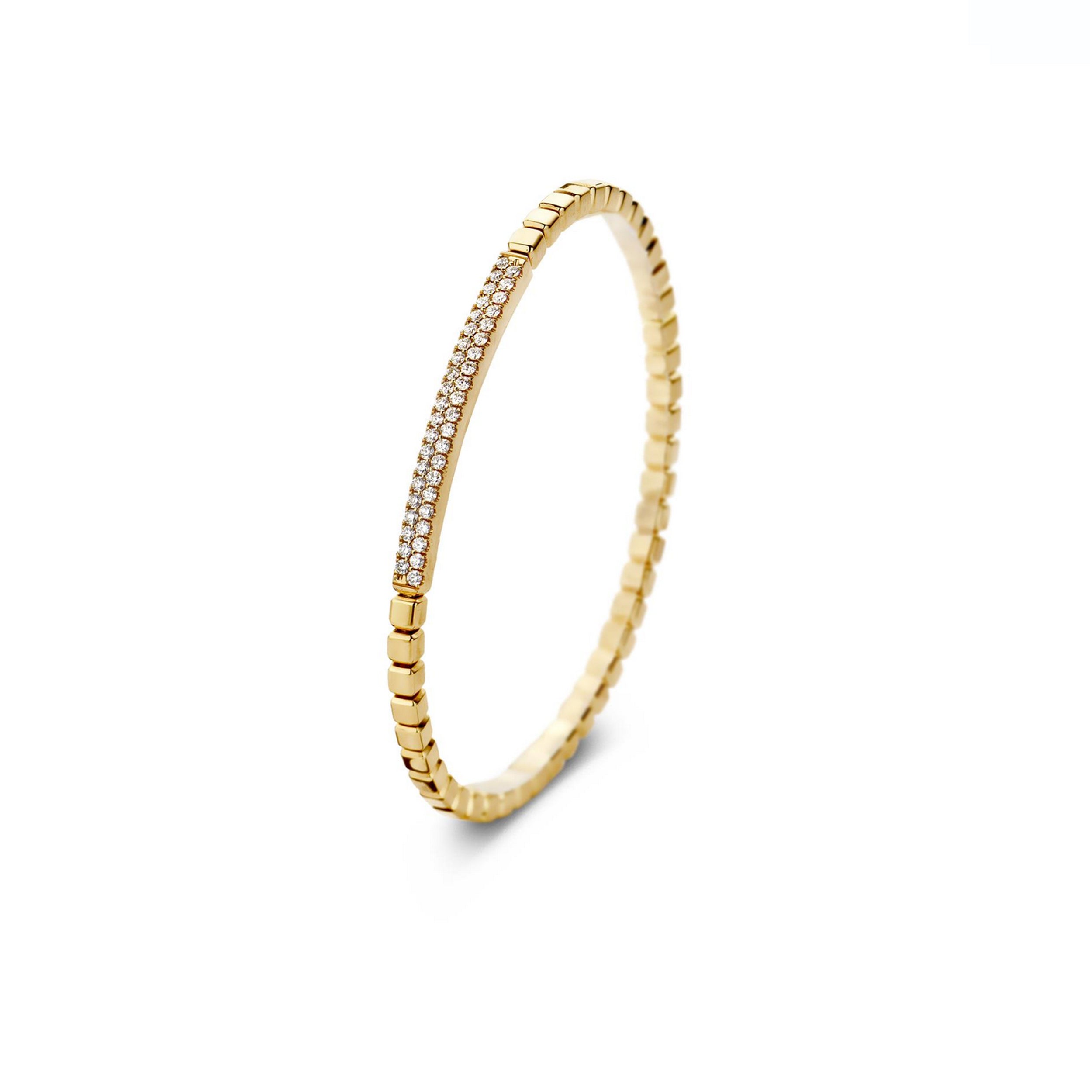 18ct Yellow Gold and Diamond Bracelet