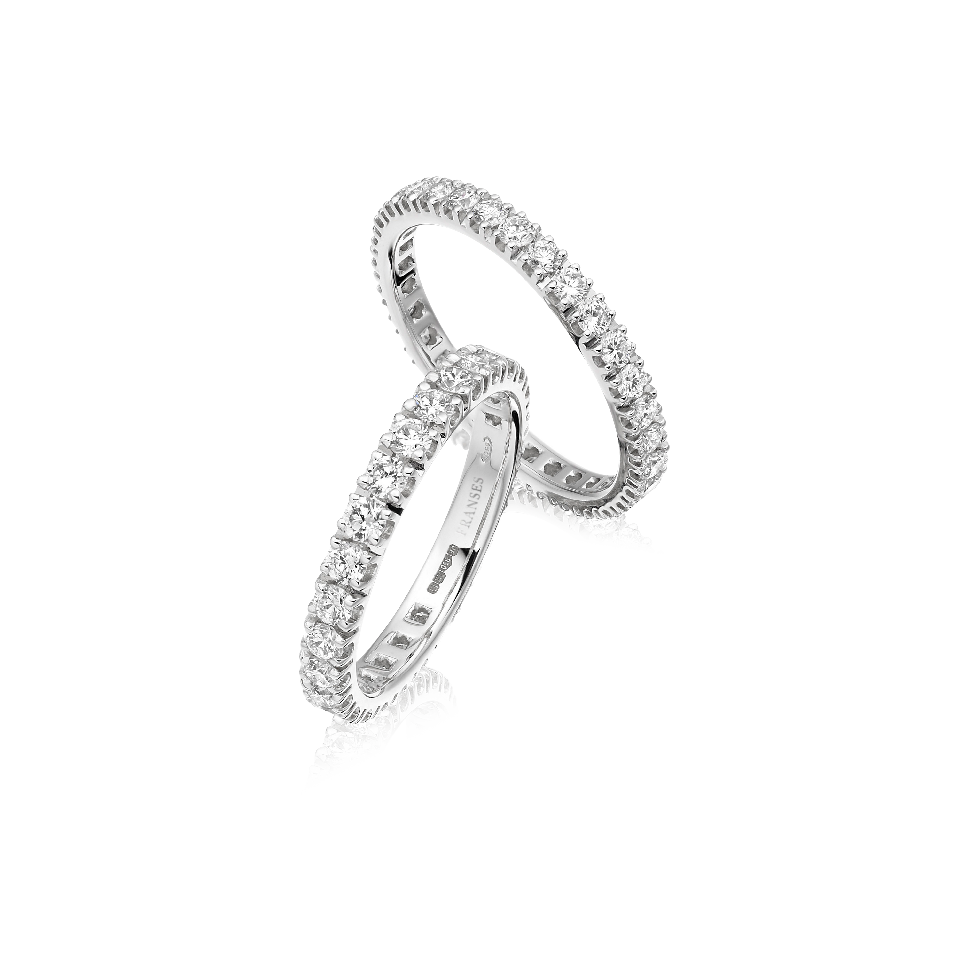 Elegant Full Set Diamond Eternity Band