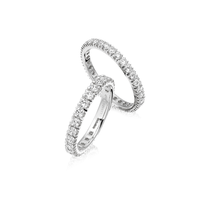 Elegant Full Set Diamond Eternity Band