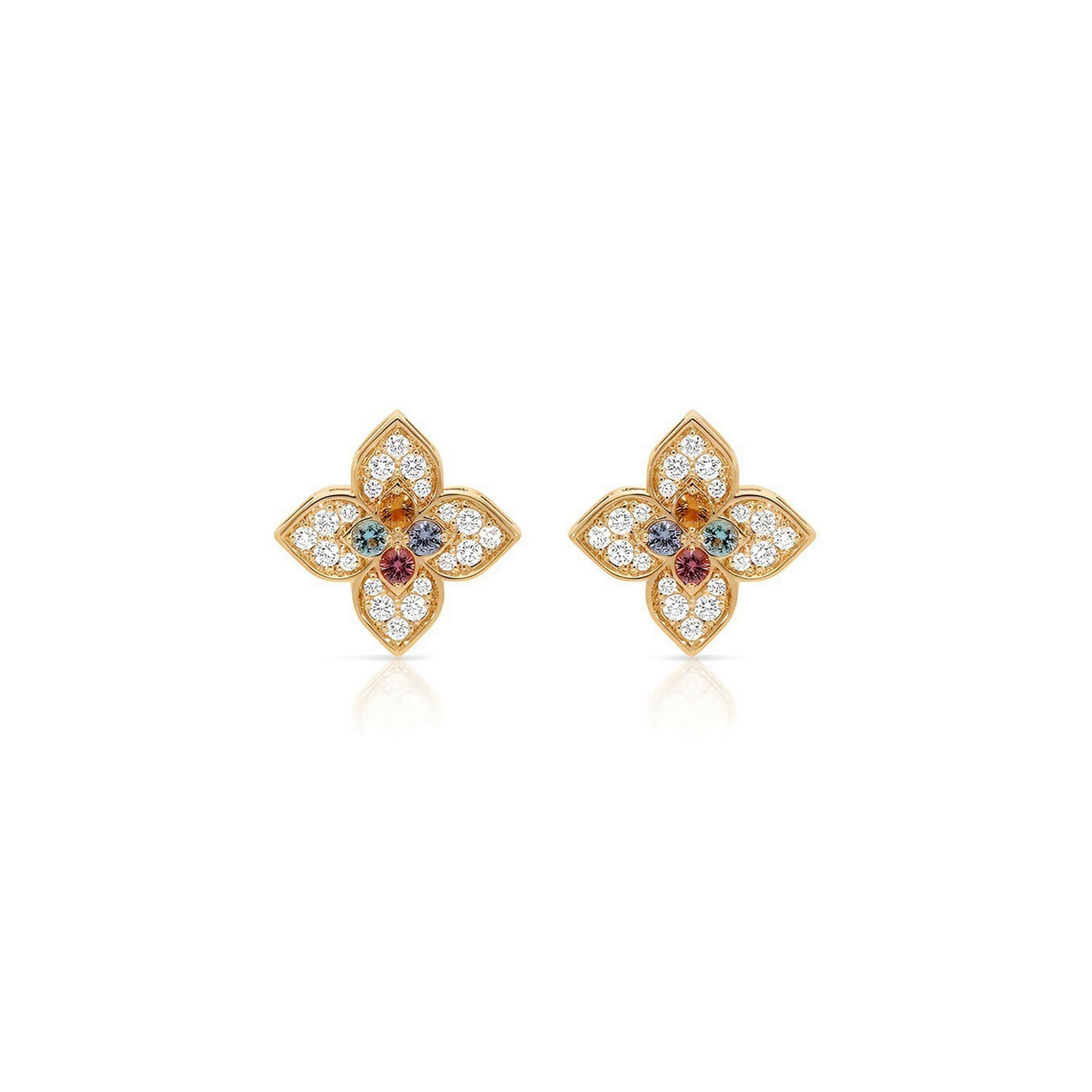 Exclusive Venetian Princess Carnival Stud Earrings