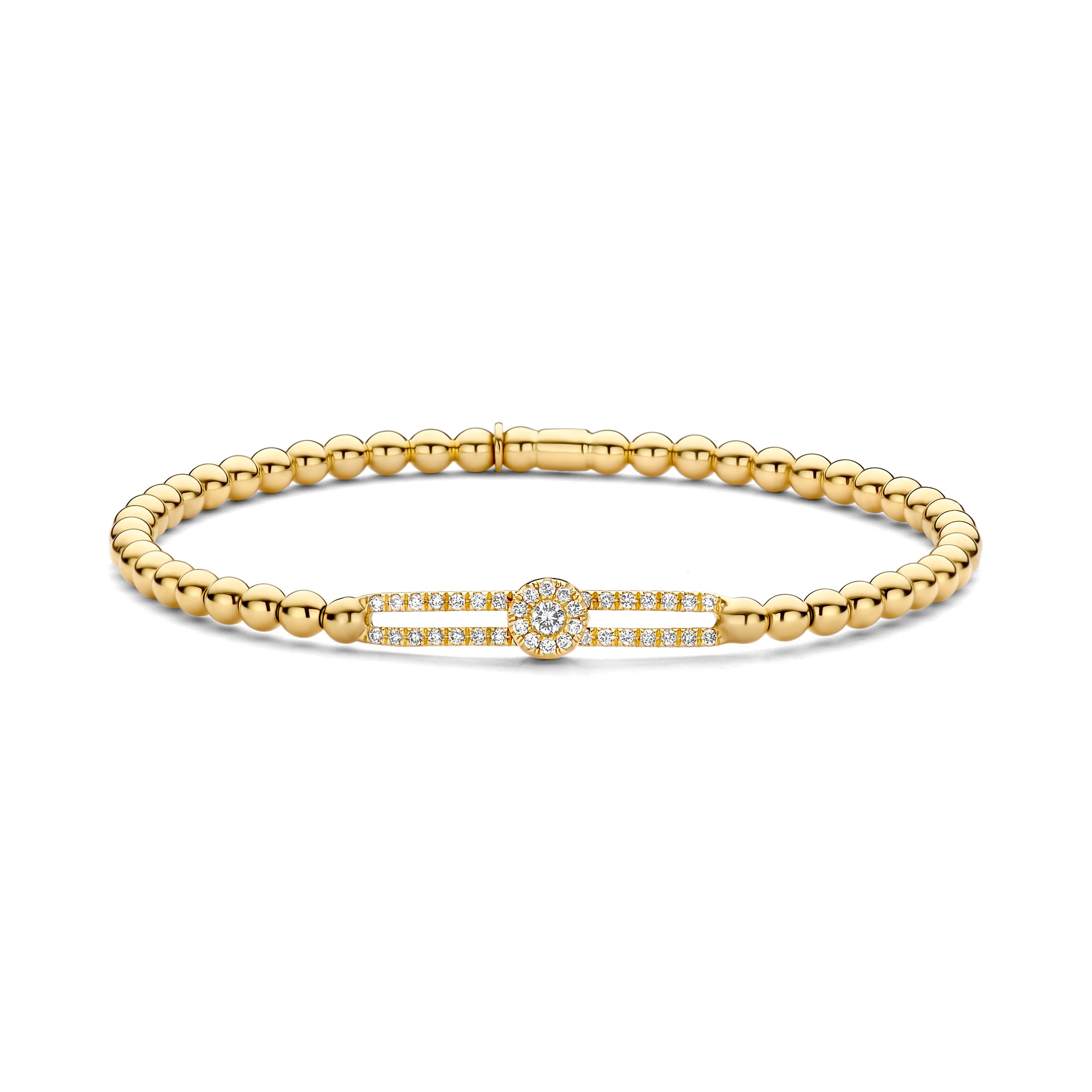 Hulchi Belluni Tresore One Bead Set with Diamonds