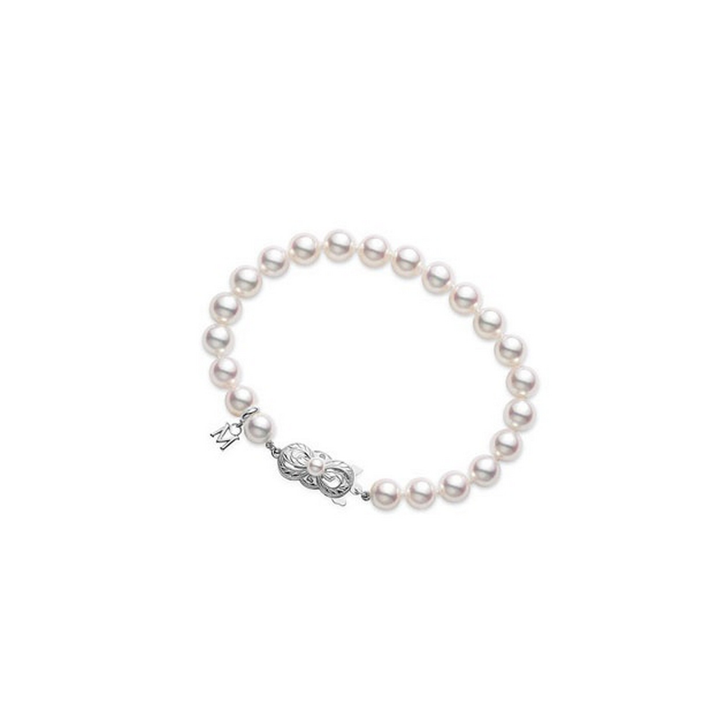 Mikimoto Premium Akoya Cultured Pearl Bracelet in 18K White Gold