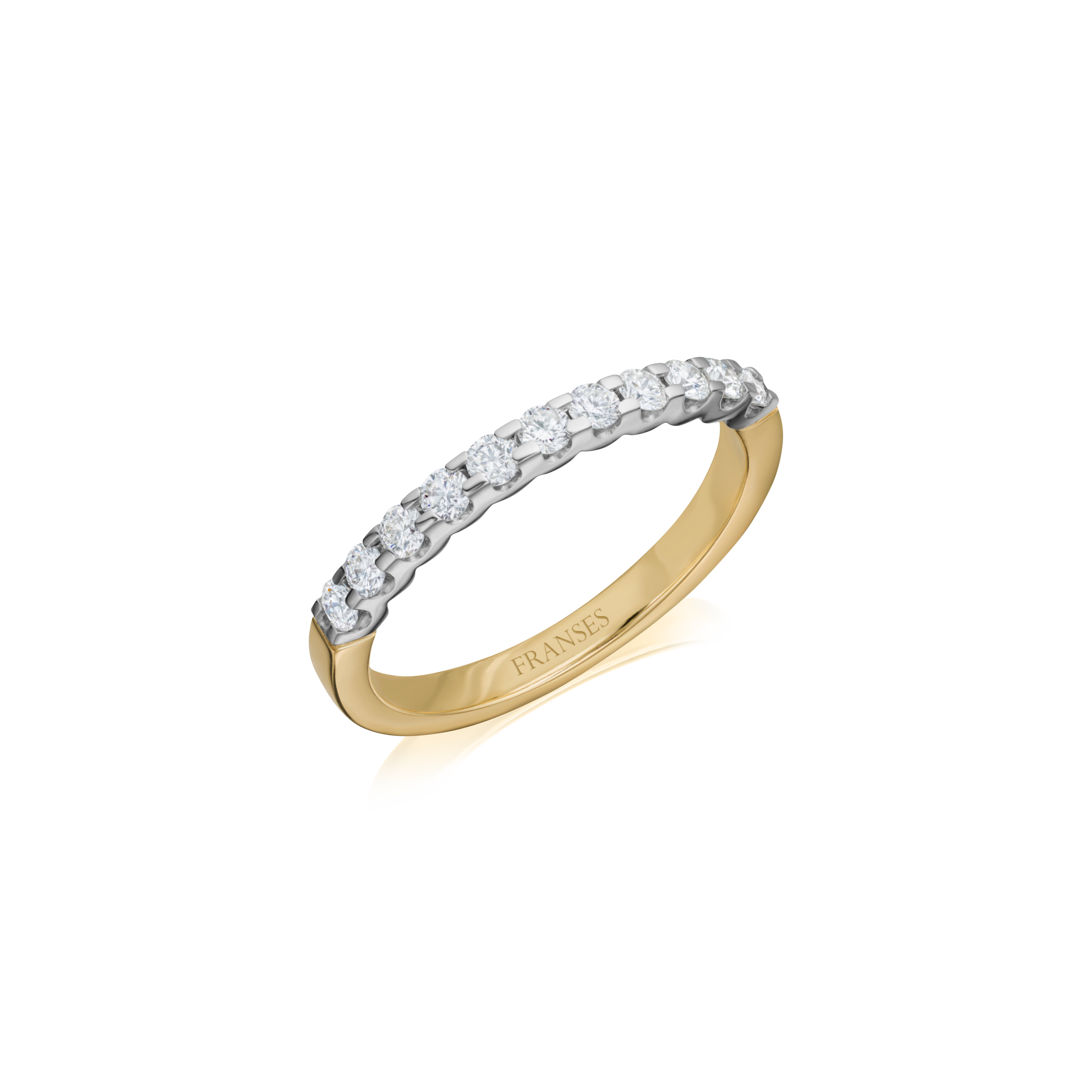 Mixed Metal Eternity Ring
