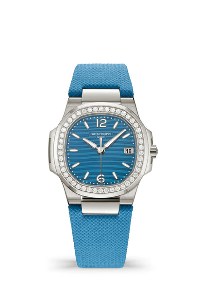 Nautilus Quartz White Gold Ref 7010G-013