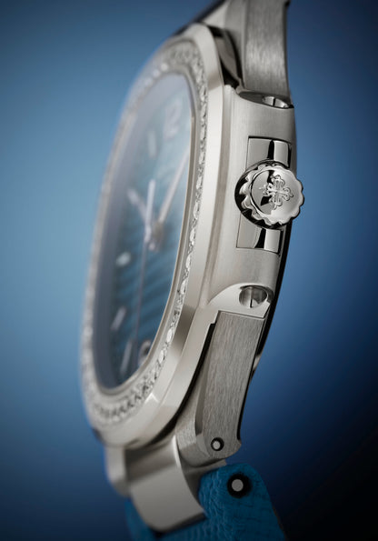 Nautilus Quartz White Gold Ref 7010G-013