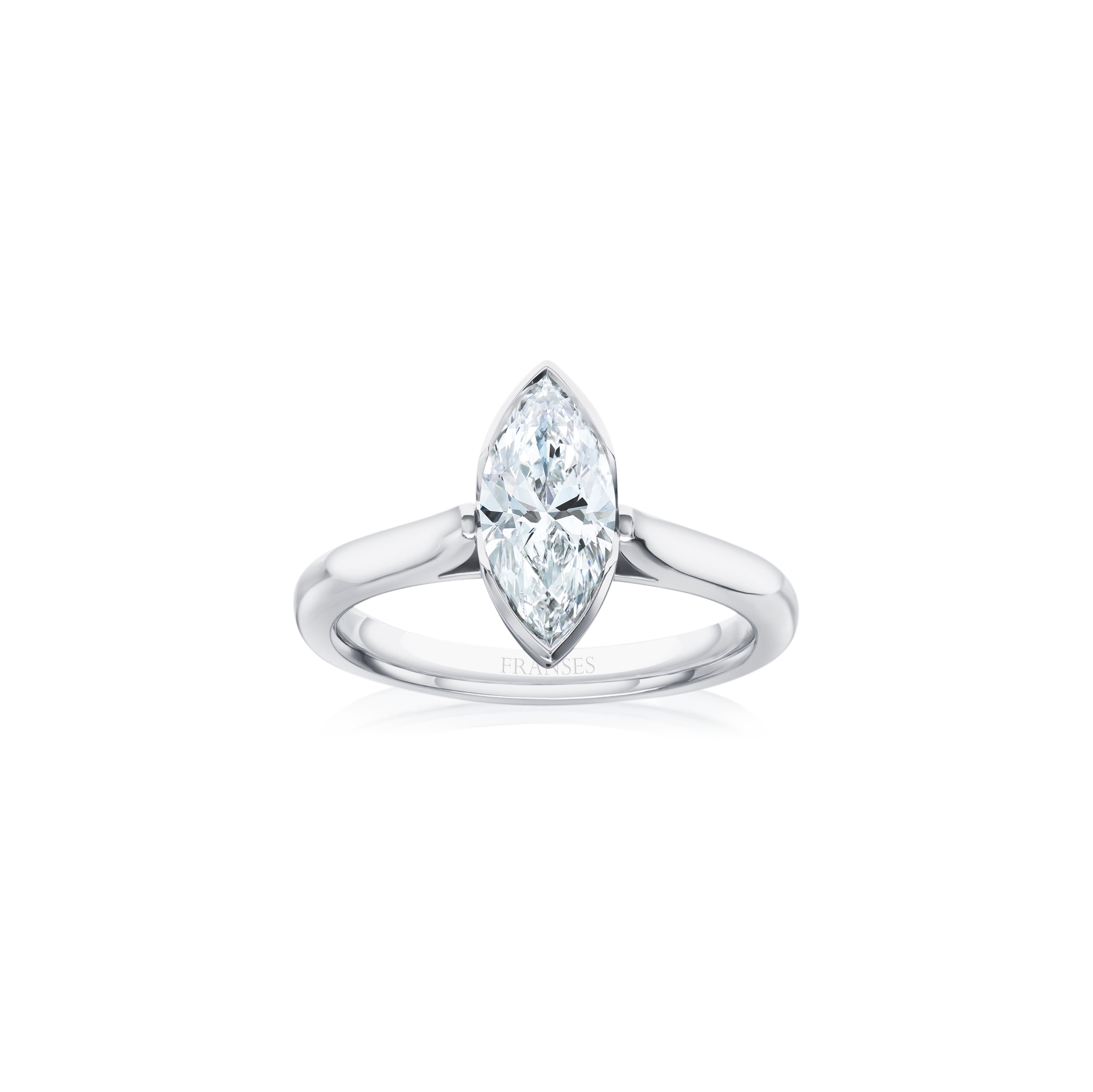 Platinum Marquise Diamond Ring