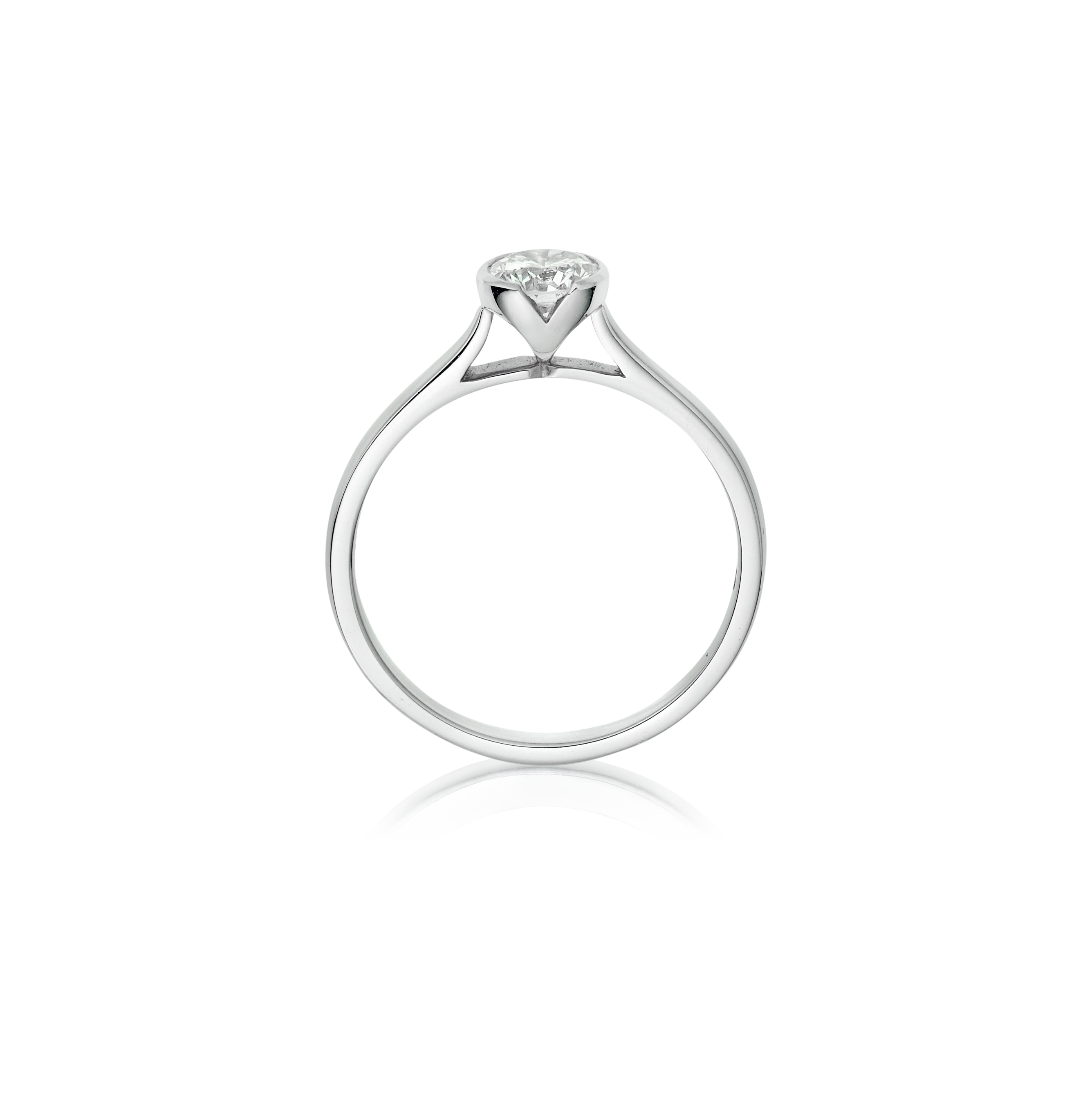 Tulip Diamond Engagement ring