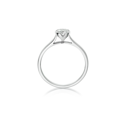 Tulip Diamond Engagement ring