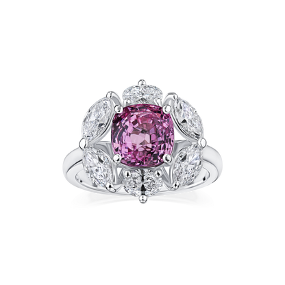 Padparadscha Sapphire Ring