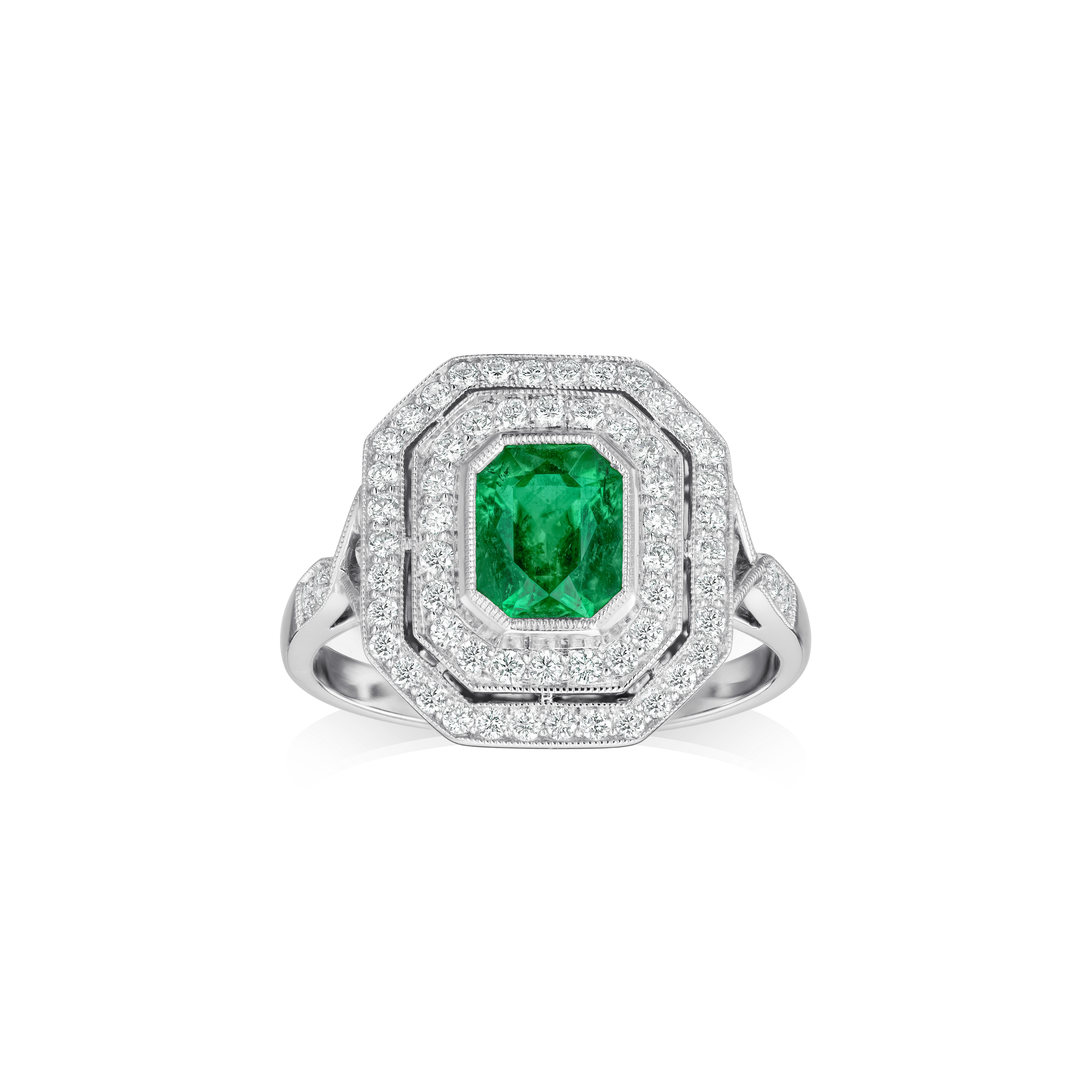 Emerald & Diamond Ring