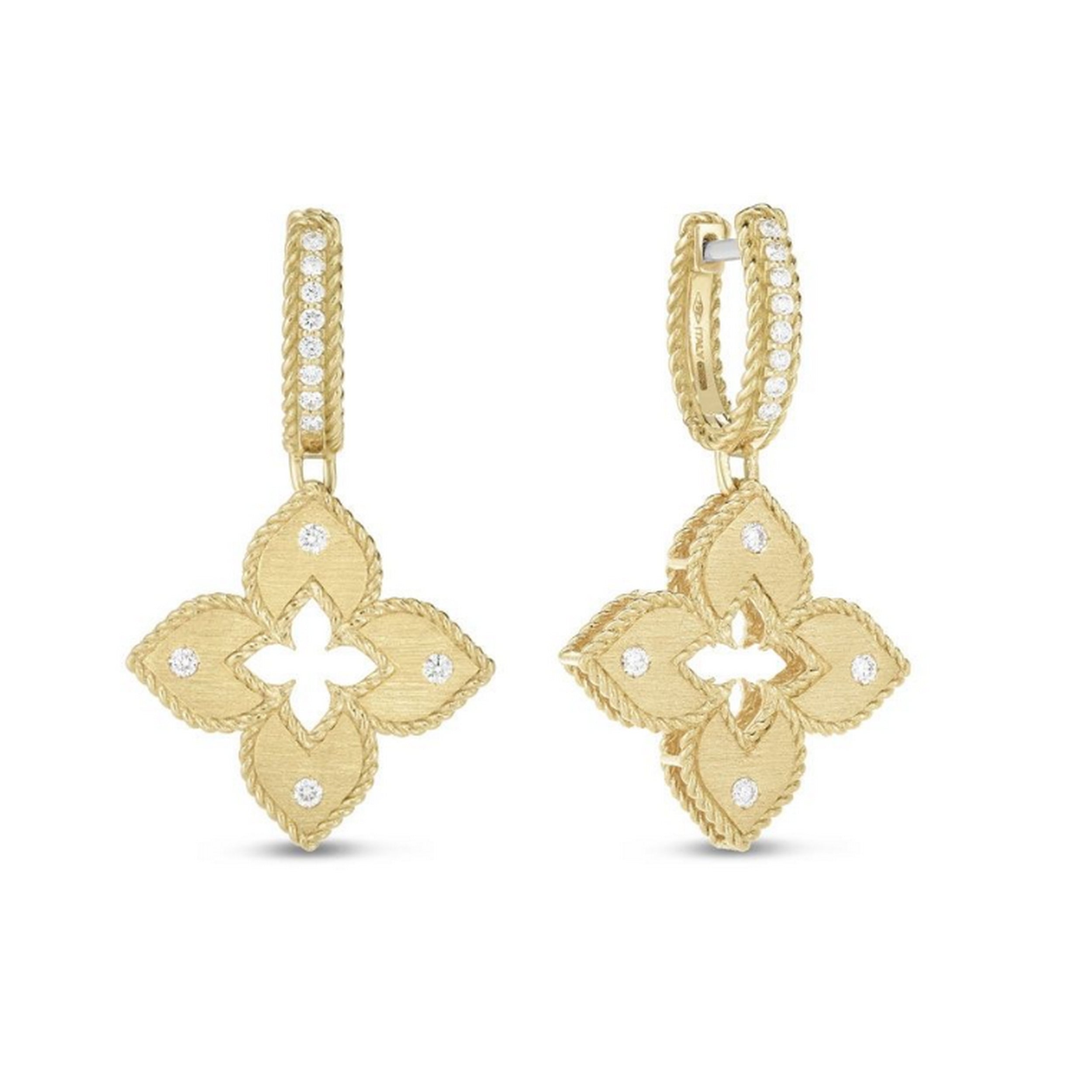 Venetian Princess Earrings with Diamonds