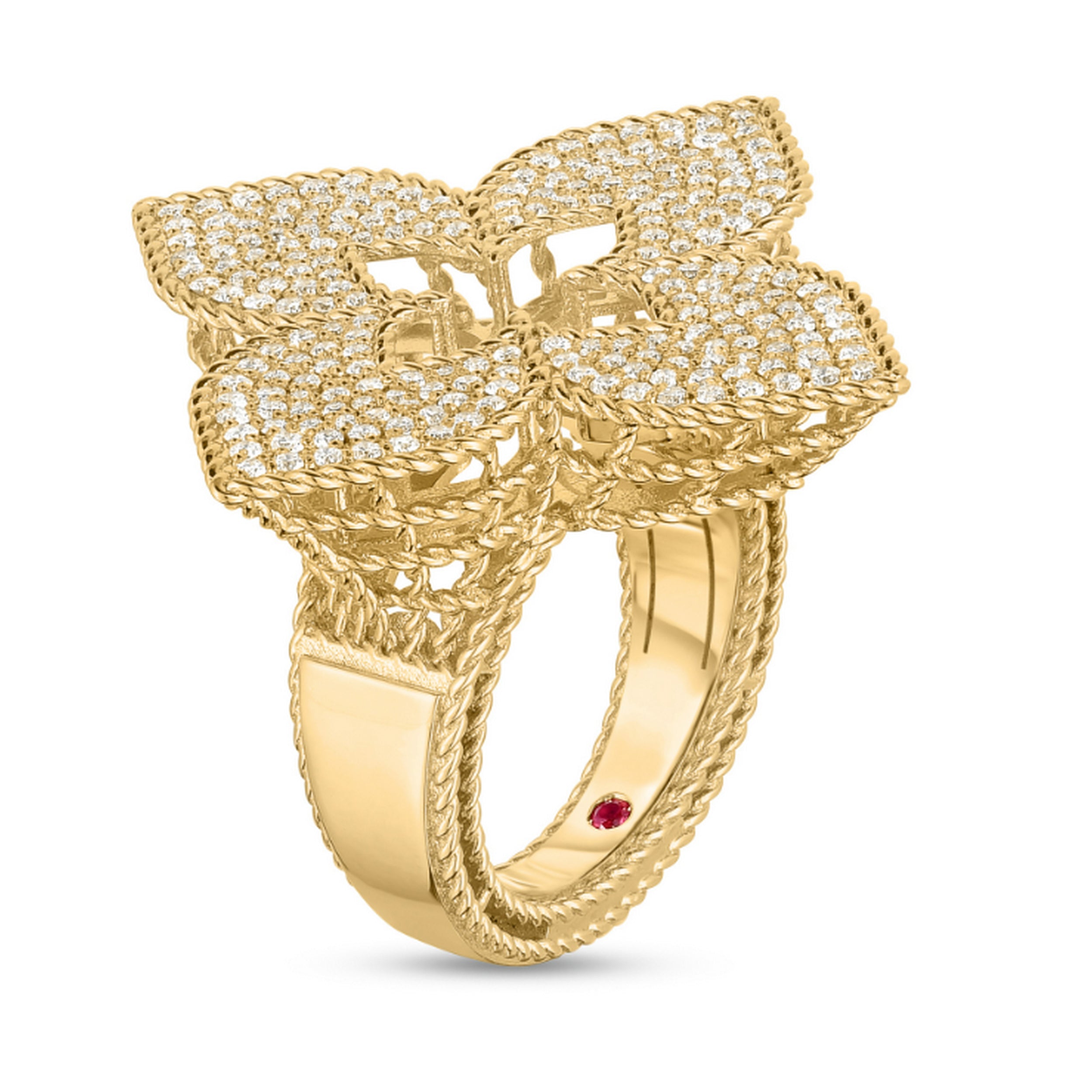 Venetian Princess Ring with Diamonds