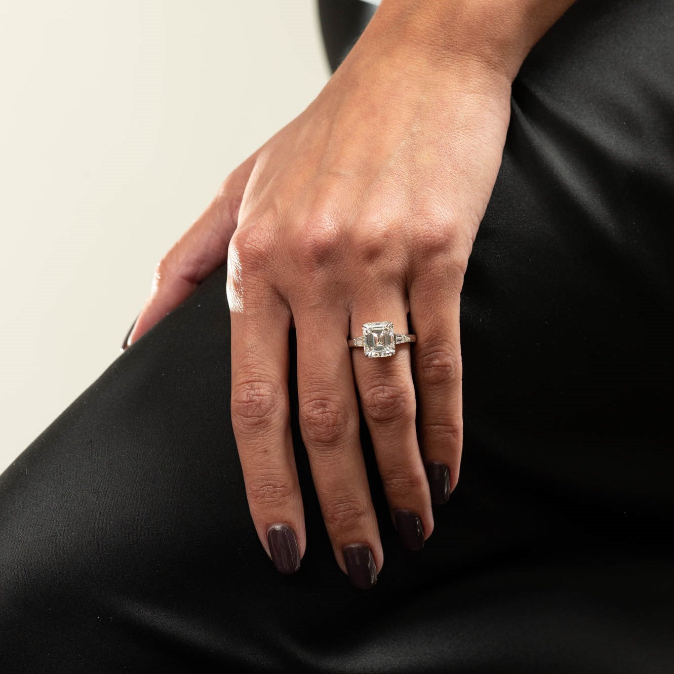 Emerald Cut Diamond Ring