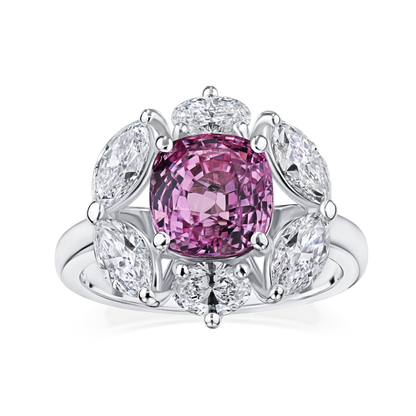 Padparadscha Sapphire Ring