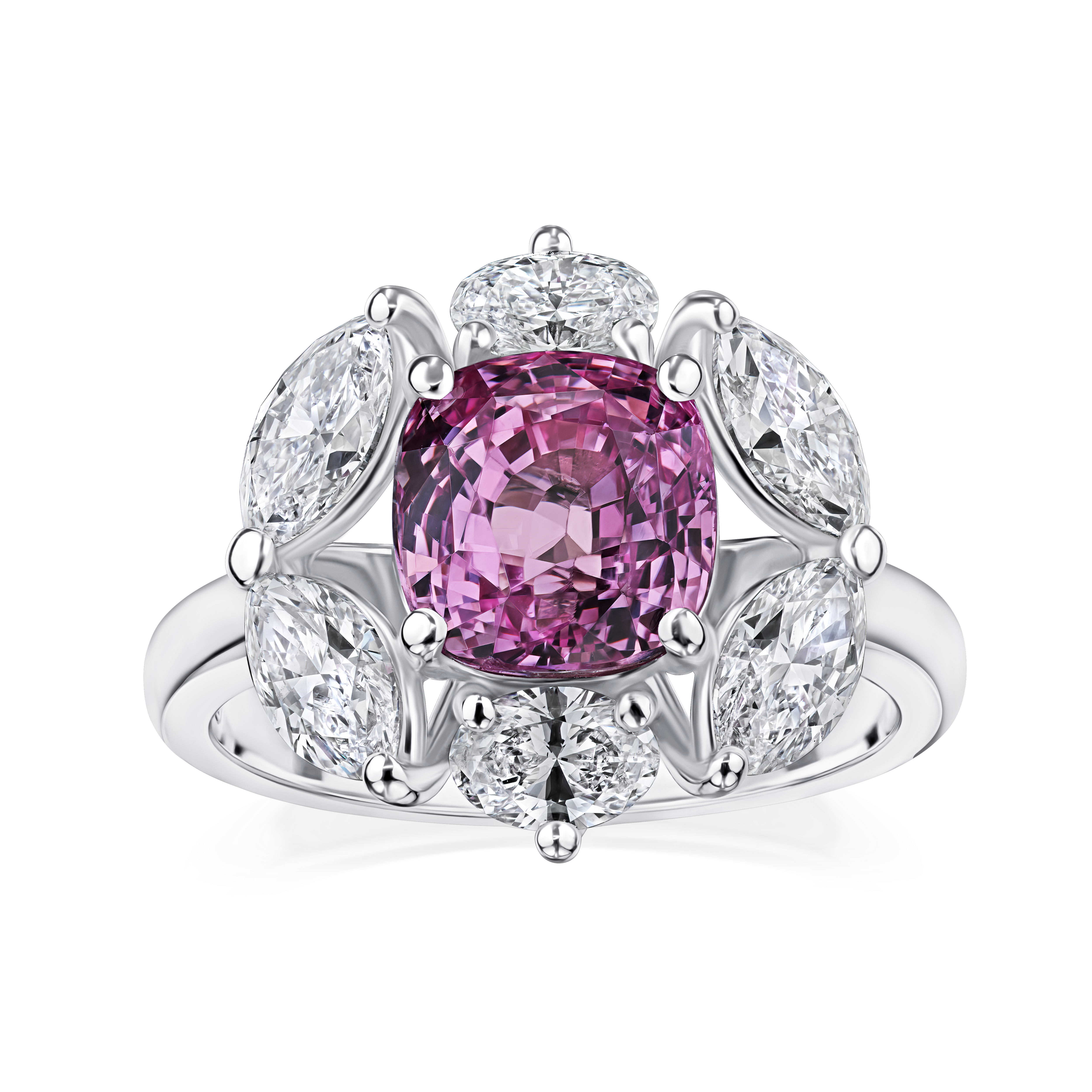 Padparadscha Sapphire Ring